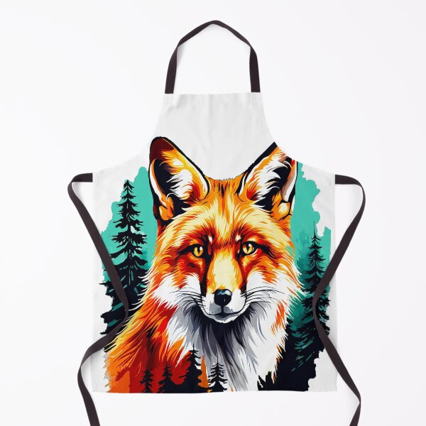 Artikelvorschau, Rotfuchs-Aquarellwald, Laub, Bäume, Wildtiere, Tiere entworfen und verkauft von BirdsnStuff.