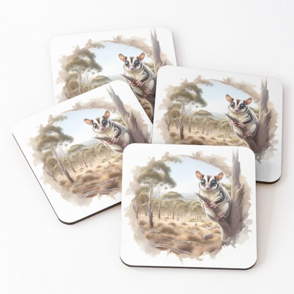Item preview, Sugar Glider Australia Animal designed and sold by RubisLeaf.