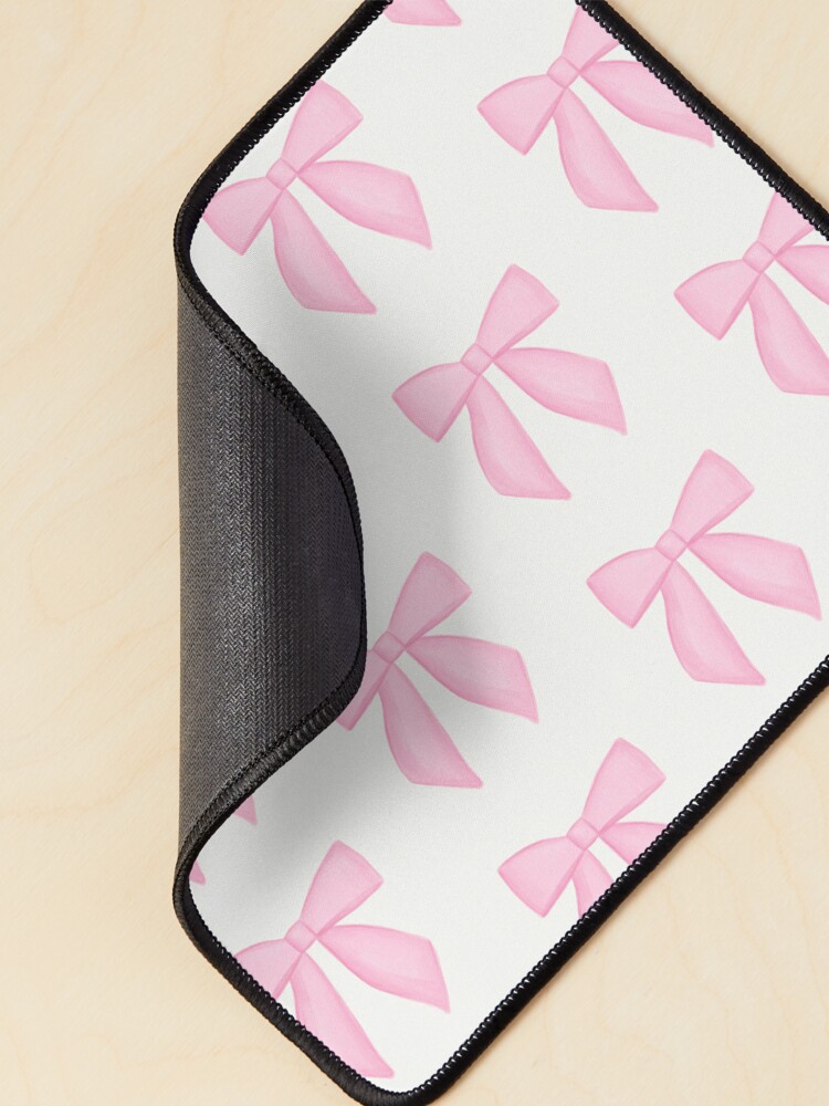 Thumbnail 2 von 5, Mauspad, zierliche ästhetische rosa Schleife designt und verkauft von simplygracie-.