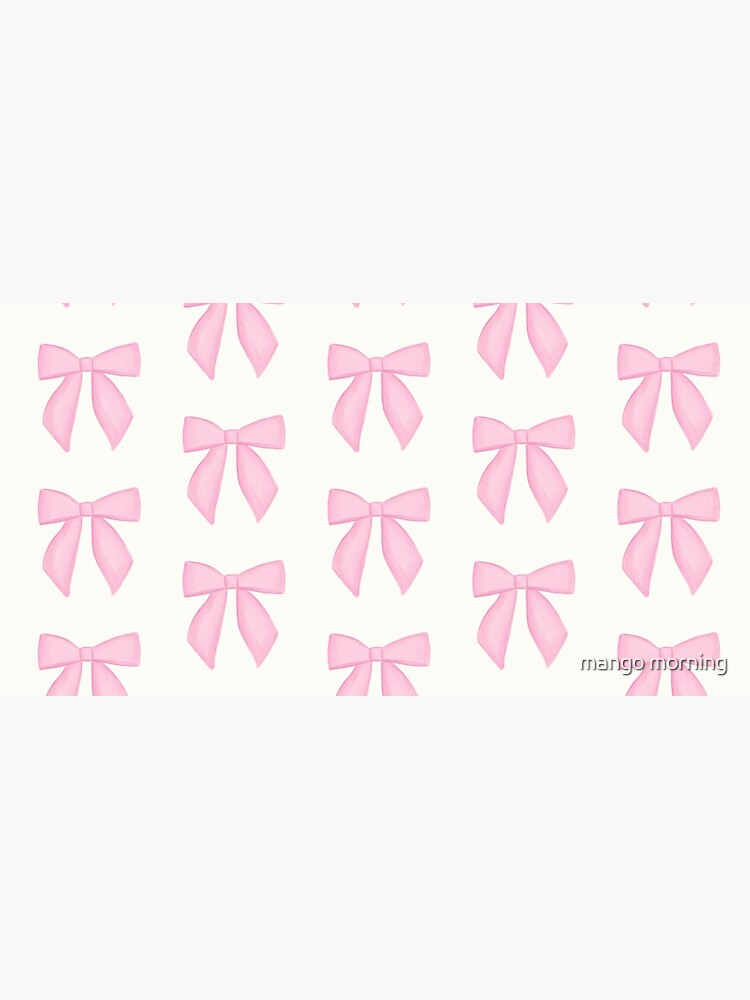 Thumbnail 5 von 5, Mauspad, zierliche ästhetische rosa Schleife designt und verkauft von simplygracie-.
