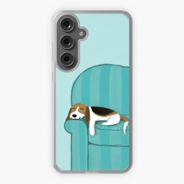 Item preview, Happy Couch Dog | Cute Beagle designed and sold by Jenn Inashvili.