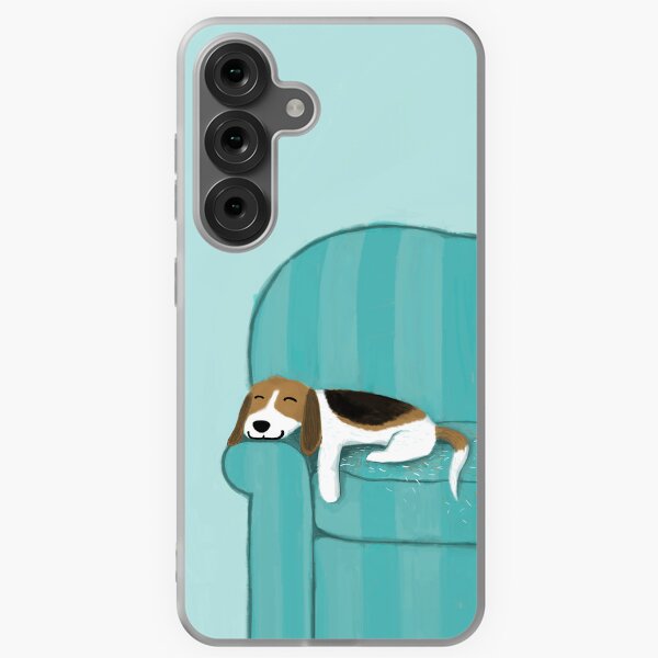 Item preview, Happy Couch Dog | Cute Beagle designed and sold by Jenn Inashvili.