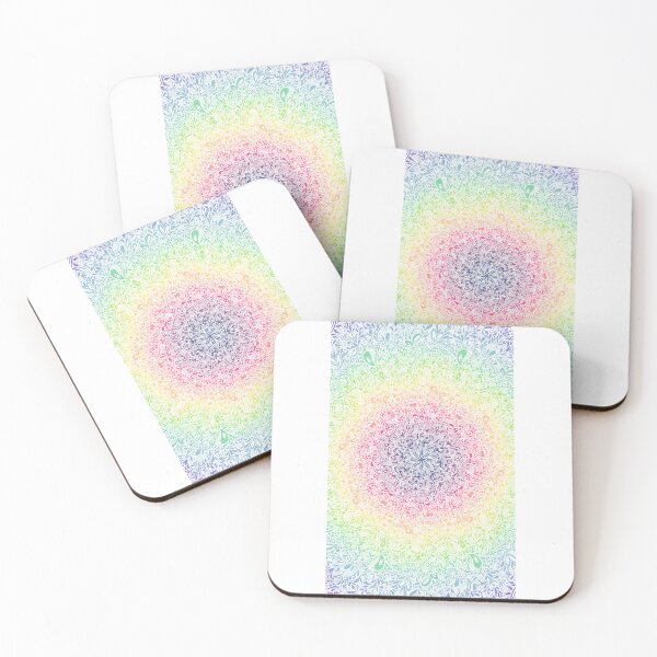 Item preview, Rainbow Boho Mandala designed and sold by marie-inks.