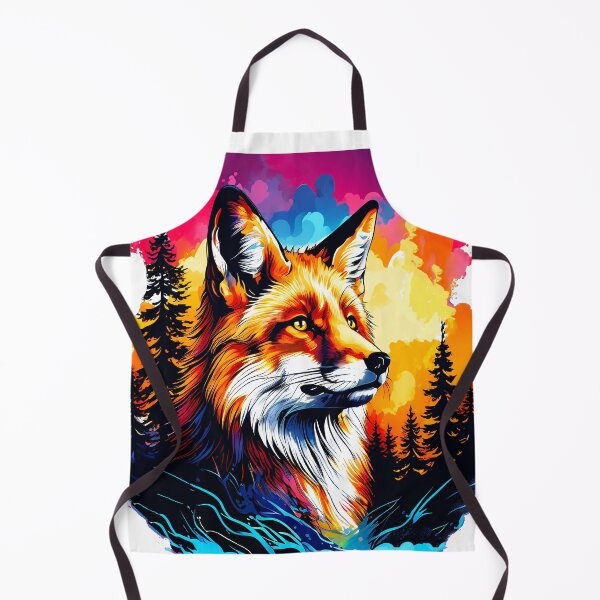 Artikelvorschau, Rotfuchs-Aquarellwald, Laub, Bäume, Wildtiere, Tiere entworfen und verkauft von BirdsnStuff.