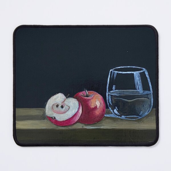 Item preview, Apples and Wine Glass designed and sold by ArtbyEhrlich.