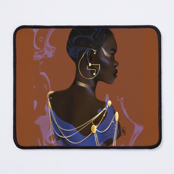 Item preview, Ethnic Purple & Gold Portrait  designed and sold by ArtasUniverse.