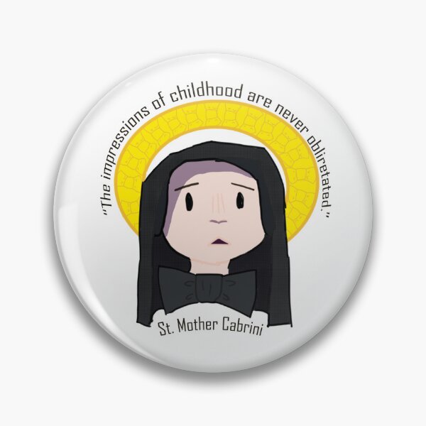 Item preview, Mother Cabrini quote designed and sold by Potates-Saints.