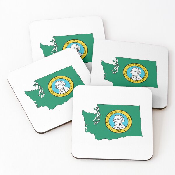 Item preview, Washington state shape flag designed and sold by Rachael Taylor.