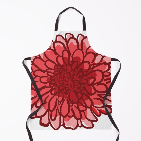Item preview, Red dahlia designed and sold by designfieldNYC.
