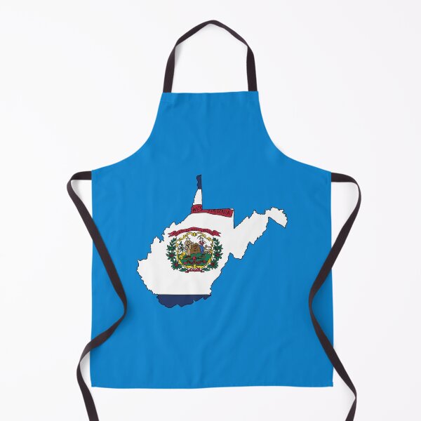 Item preview, West Virginia state shape flag designed and sold by Rachael Taylor.