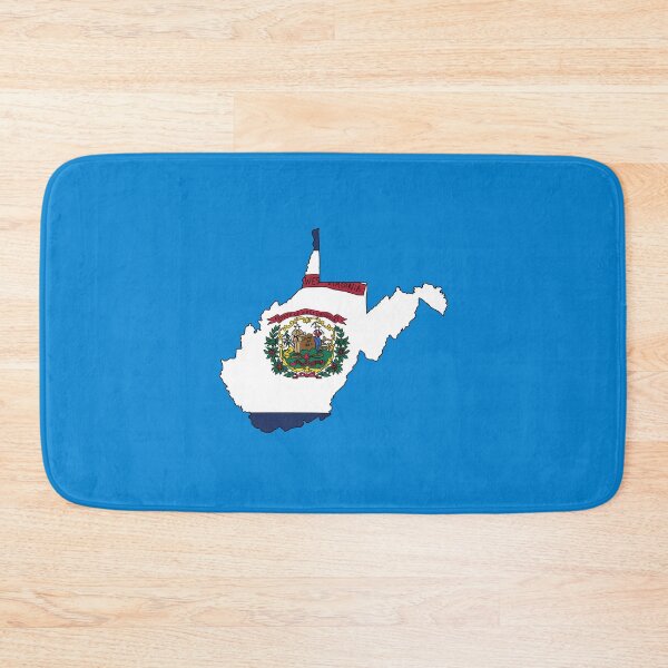Item preview, West Virginia state shape flag designed and sold by Rachael Taylor.