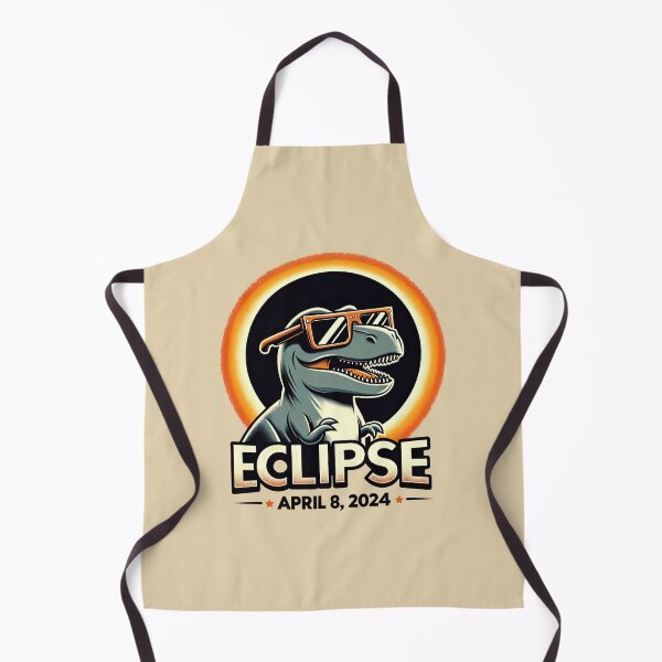 Artikelvorschau, 2024 Sonnenfinsternis-Shirt Dino Trex trägt ein Sonnenfinsternis-Brillen-T-Shirt entworfen und verkauft von MAPDDesigns.