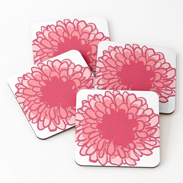 Item preview, Pink dahlia designed and sold by designfieldNYC.