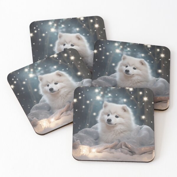 Item preview, Sparkling Samoyed designed and sold by Nocturne  Paws.