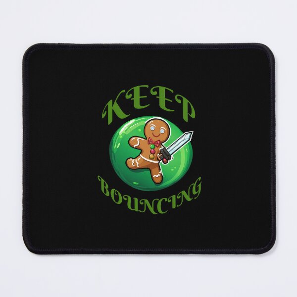Item preview, Keep Bouncing - Gingerbread Man - Bedwars Themed Design (Green) designed and sold by TyxShop.