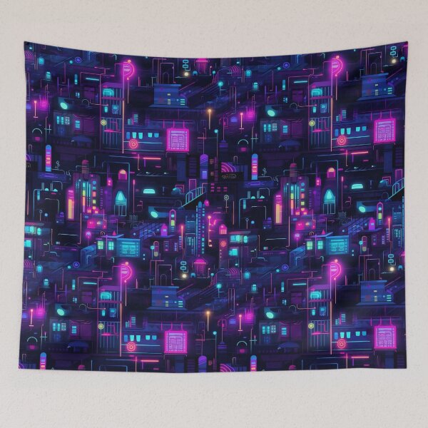 Item preview, Neon City Countdown designed and sold by overheadclick.