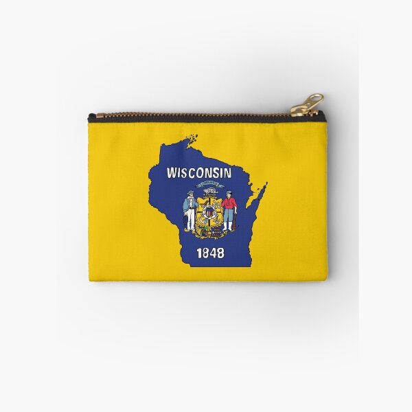 Item preview, Wisconsin state shape flag designed and sold by Rachael Taylor.