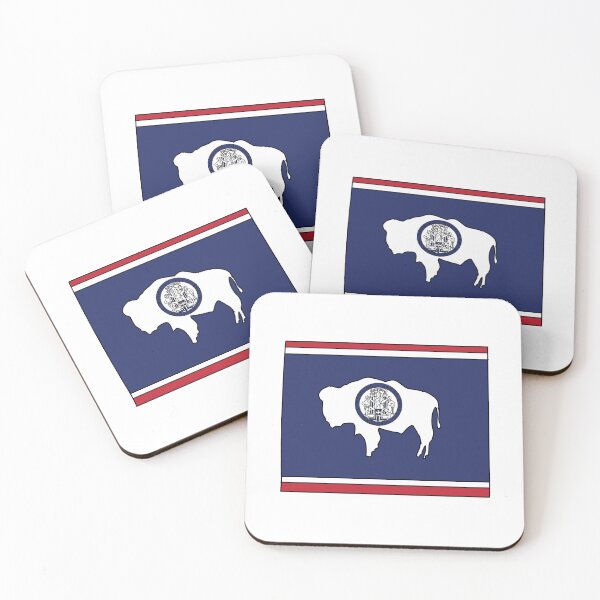 Item preview, Wyoming state shape flag designed and sold by Rachael Taylor.