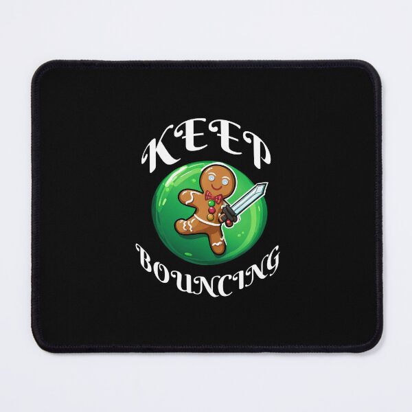 Item preview, Keep Bouncing - Gingerbread Man - Bedwars Themed Design (White) designed and sold by TyxShop.