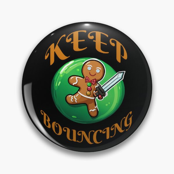 Artikelvorschau, Keep Bounce – Lebkuchenmann – Bedwars-Design (braun) entworfen und verkauft von TyxShop.