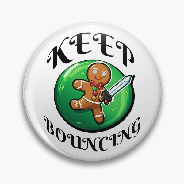 Artikelvorschau, Keep Bounce – Lebkuchenmann – Bedwars-Design (schwarz) entworfen und verkauft von TyxShop.