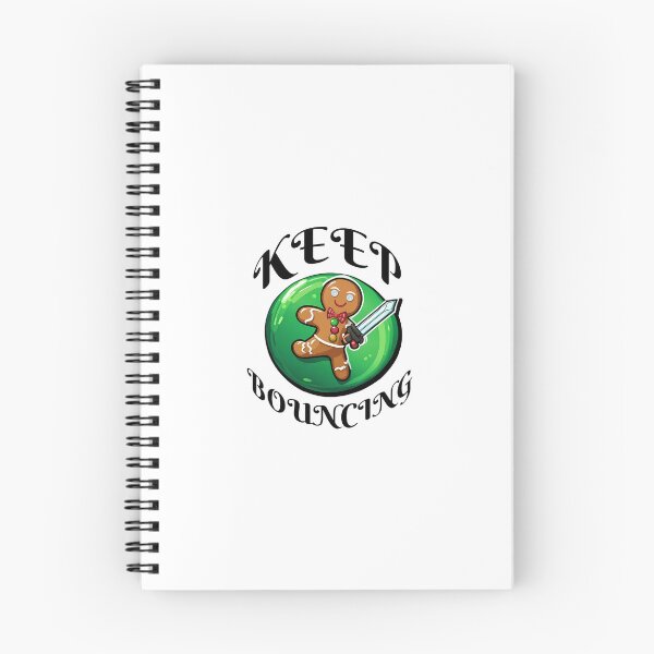 Item preview, Keep Bouncing - Gingerbread Man - Bedwars Themed Design (Black) designed and sold by TyxShop.