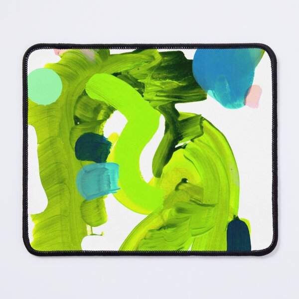 Item preview, Green/Blue - ORANGE - abstraction originally on paper designed and sold by Brandon Anschultz.