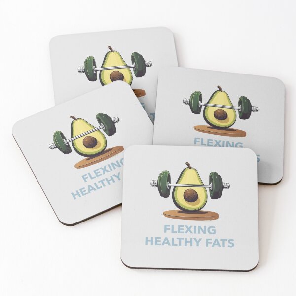 Item preview, Flexing Healthy Fats Avocado Gym TShirt designed and sold by LoganMason24.