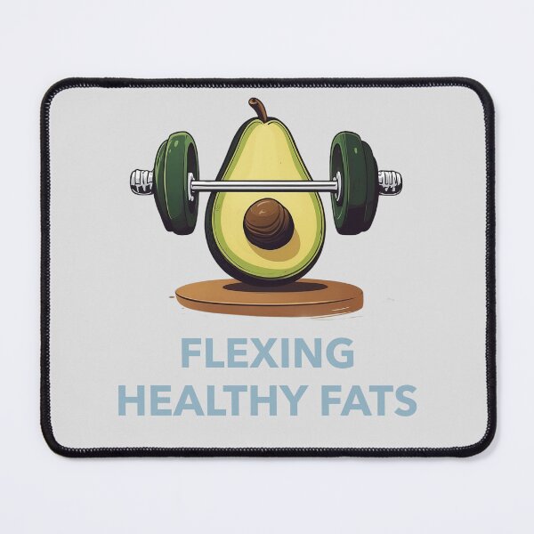 Item preview, Flexing Healthy Fats Avocado Gym TShirt designed and sold by LoganMason24.