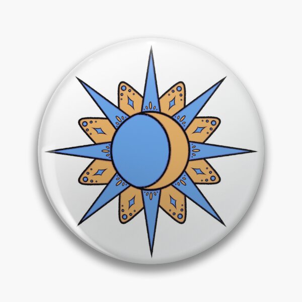 Item preview, The Sun and The Moon (black lines) designed and sold by wackycreator.