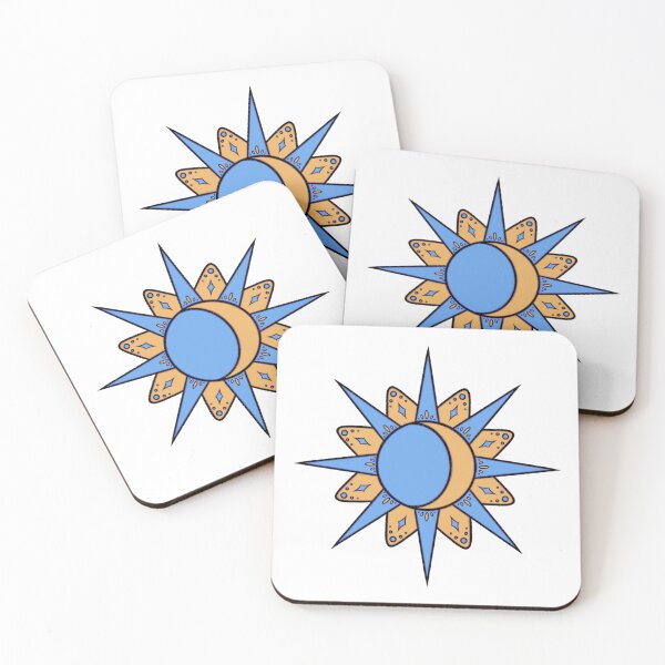 Item preview, The Sun and The Moon (black lines) designed and sold by wackycreator.