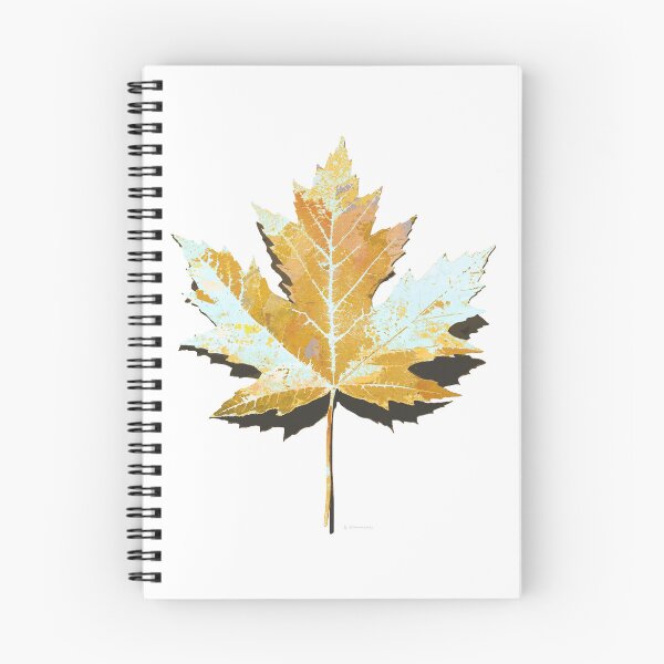 Item preview, Whimsical Winter Maple Leaf Art designed and sold by Sharon Cummings Art.