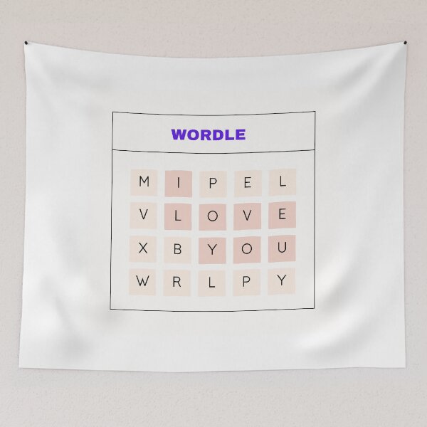 Item preview, I Love you These Daily Words (Wordle Game) Classic  designed and sold by Abojoud.