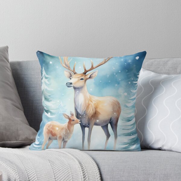 Item preview, Whimsical Reindeer Forest designed and sold by cute-animals99.