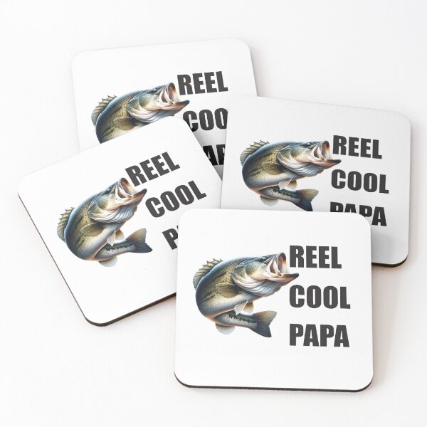 Item preview, Reel Cool Papa: Large Mouth Bass Fishing Design designed and sold by ThreadofHonor.