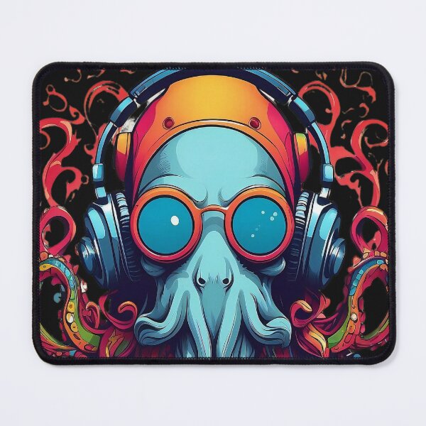 Item preview, Octopus Melodic Tentacles: Aquatic Grooves in Technicolour designed and sold by ArtComixHaven.