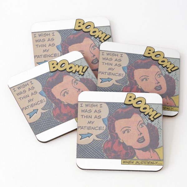 Item preview, I Wish I Was As Thin As My Patience! - Office Humor designed and sold by SSustainable.