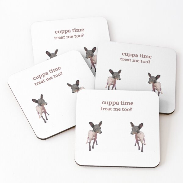 Item preview, Cuppa time - treat me too? -  A Toast to Tails designed and sold by Debsgiftware Ward.