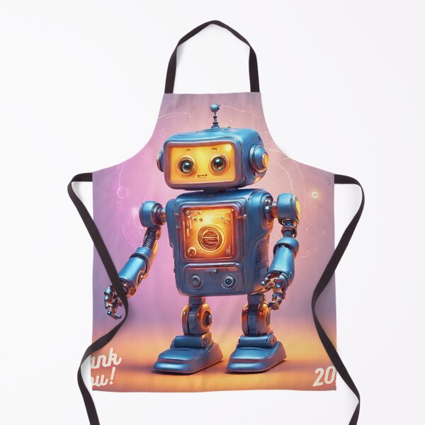 Artikelvorschau, Neujahrsroboter sagen Danke entworfen und verkauft von Abojoud.