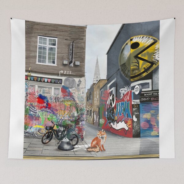 Item preview, Fox on Brick Lane, London designed and sold by mazarte.