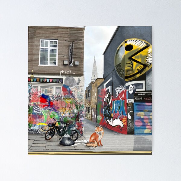 Poster and Paste Up Street Art on Brick Lane in London • Inspiring City