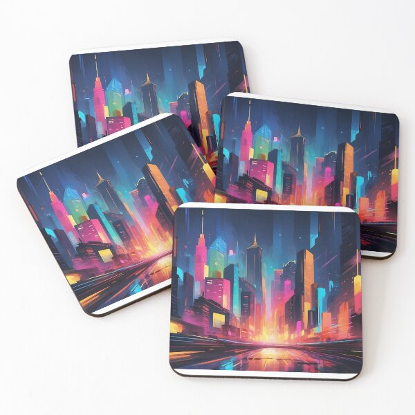 Item preview, Radiant Dawn: Urban Glow Ignites the Skyline Splendour designed and sold by ArtComixHaven.