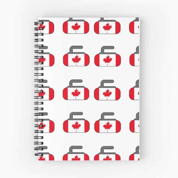 Item preview, Curling rock with Canadian flag designed and sold by Em-Arn.
