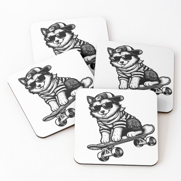 Item preview, dog skateboard designed and sold by Klaerika.