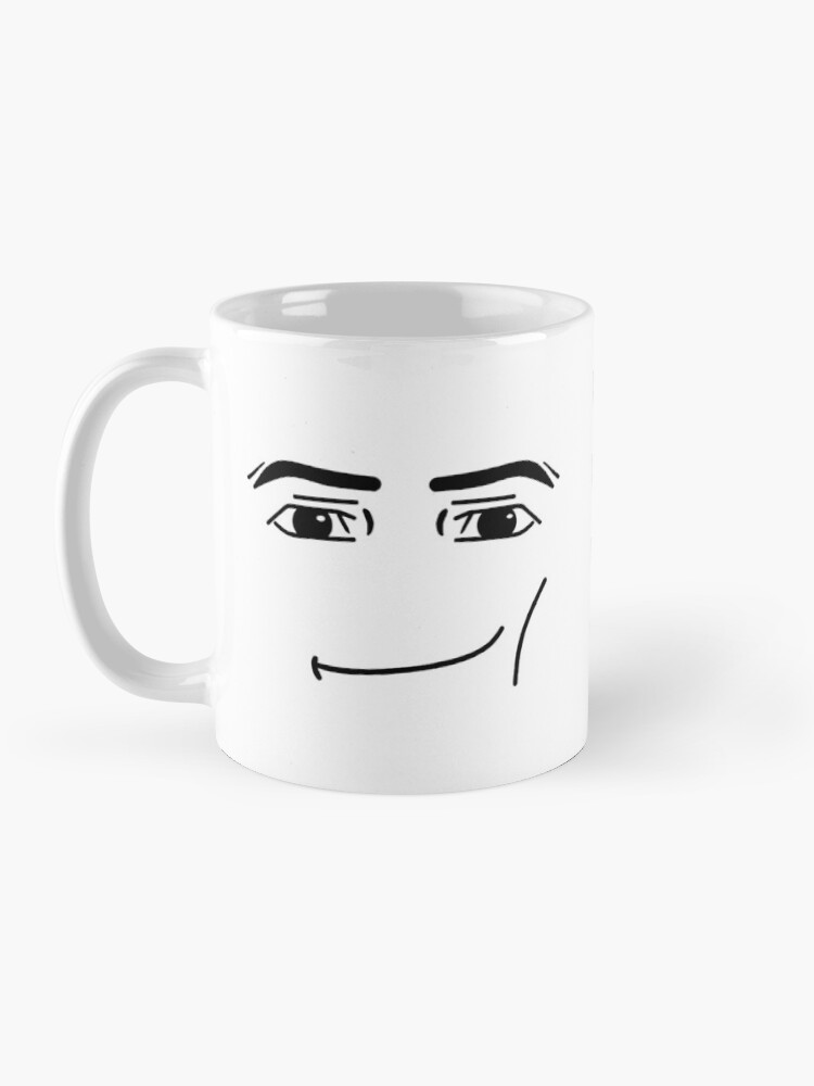 Thumbnail 3 of 6, Coffee Mug, Roblox Man Face designed and sold by TheEkyShop.