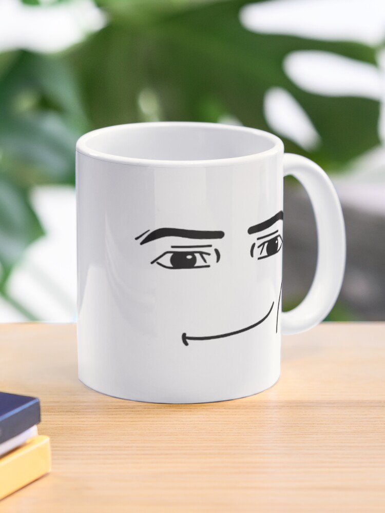 Thumbnail 1 of 6, Coffee Mug, Roblox Man Face designed and sold by TheEkyShop.