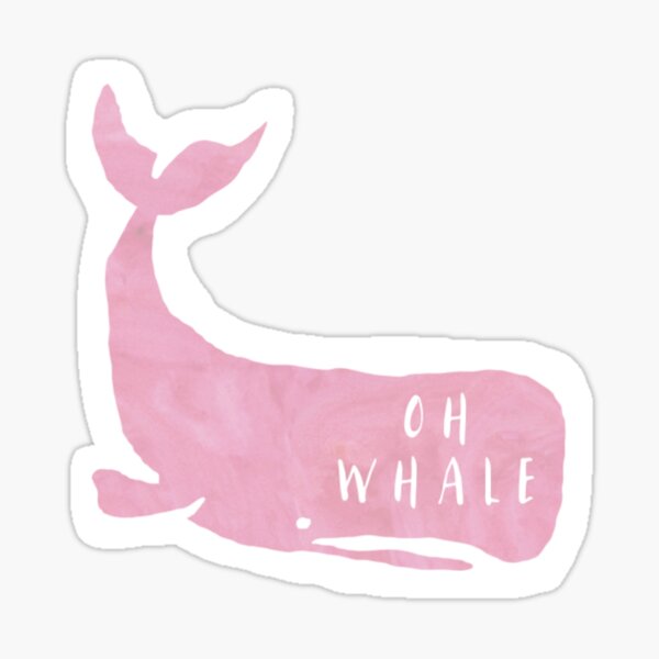 VINEYARD VINES Whale Summer FUN Stickers - Pink Blue Fish - Lot of