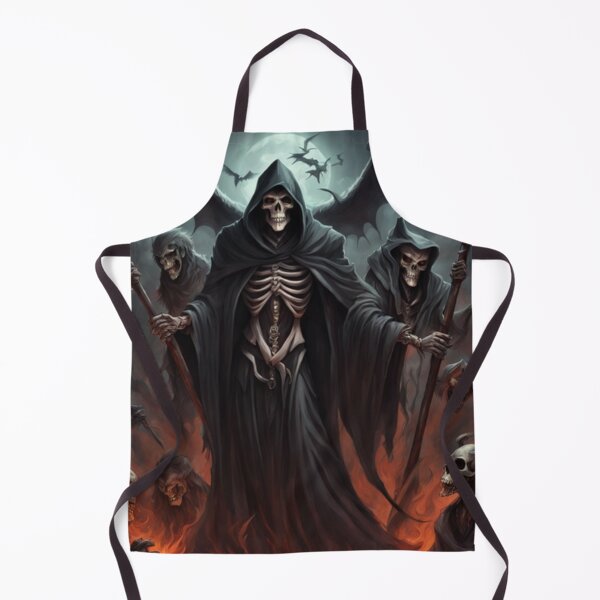 Item preview, Grim Reaper With Demons designed and sold by TheDarkWardrobe.
