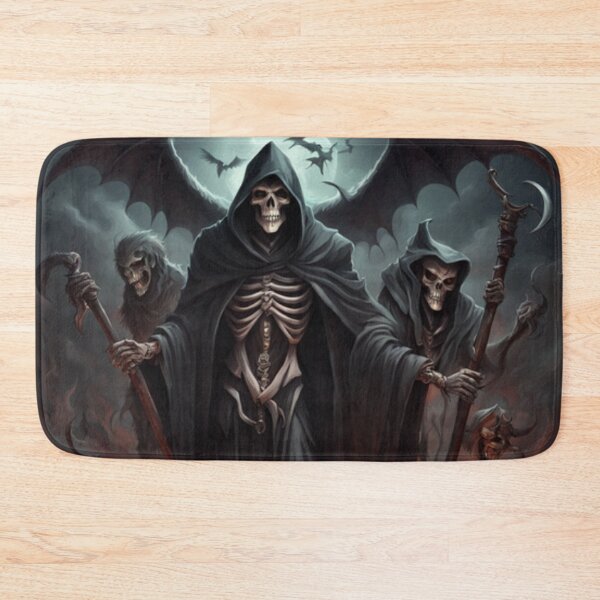 Item preview, Grim Reaper With Demons designed and sold by TheDarkWardrobe.