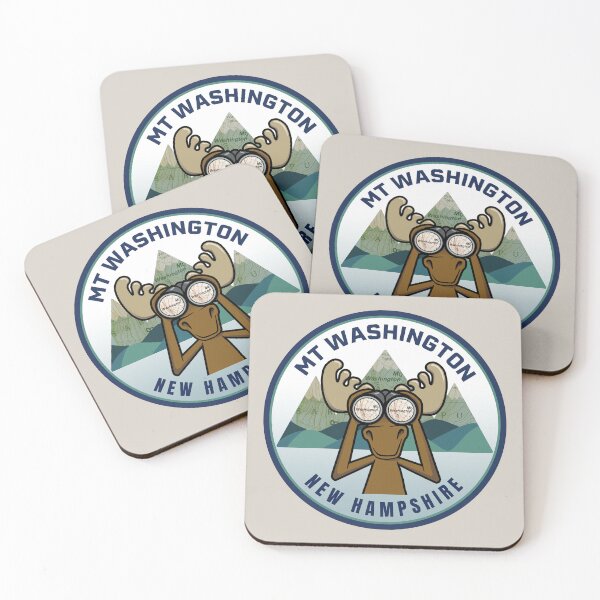 Item preview, New Hampshire Moose and Mountains - Mt Washington designed and sold by Willz Designz.